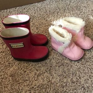 Toddler Rain and Snow Boots Size 5